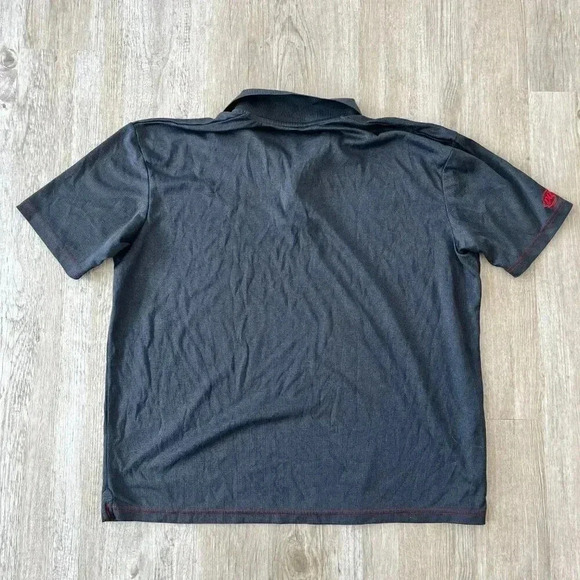 Unisex Dairy Queen Grey Short Sleeve Polo Uniform - XL - Picture 5 of 6